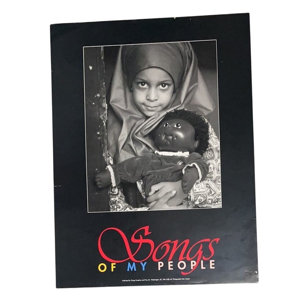 Songs of My People Exhibition Poster 1992 Ron Caesar Black Photojournalism Art